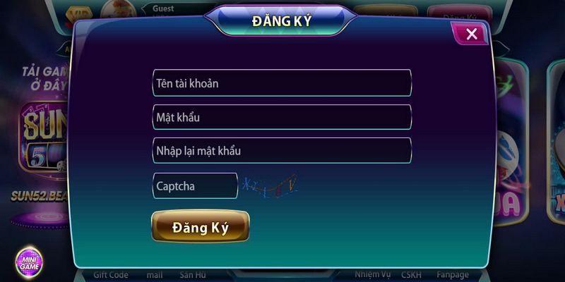 Bạn cần nắm rõ hướng dẫn đăng ký Sun52 truy cập cổng game